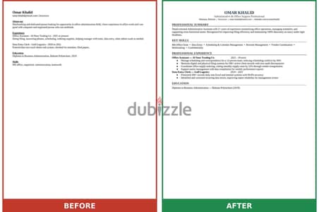 Professional CV & Resume Writing Services |ATS Friendly| Fast Turnar