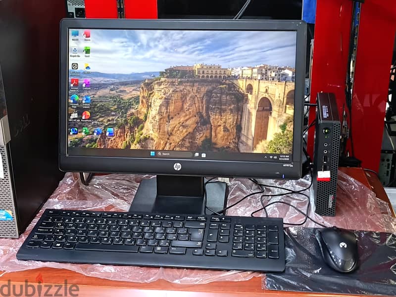 Lenovo 7th Generation Tiny PC AMD E2 DDR4 8GB/128GB SSD 19’’ Monitor 5