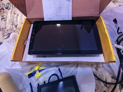 car Android player 9 inch. gps system 2 headrest screen