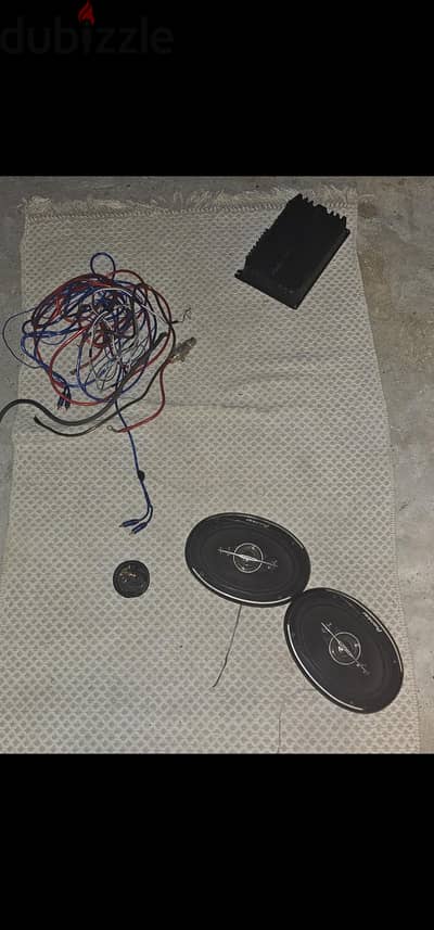 سماعات بايونير    pioneer  speakers مضخم جي ام Amplifier  سستم صوت
