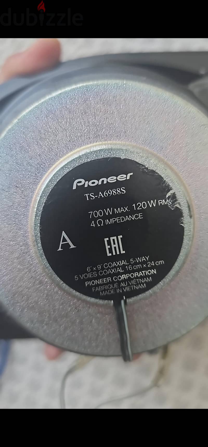 سماعات بايونير    pioneer  speakers مضخم جي ام Amplifier  سستم صوت 2