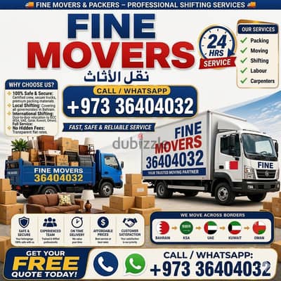 Fine House Shifting Mover's packer's is a professional relocation