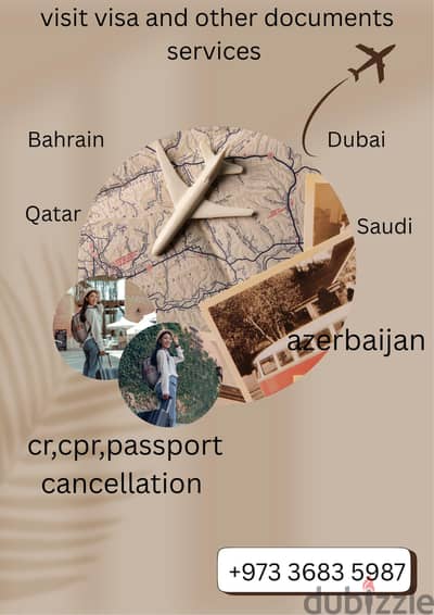 tourist visit for Bahrain Dubai Qatar Kuwait Oman uae saudi