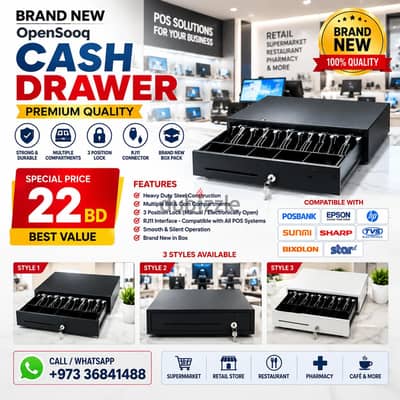 CASH DRAWER – BRAND NEW HEAVY DUTY  WhatsApp /36841488