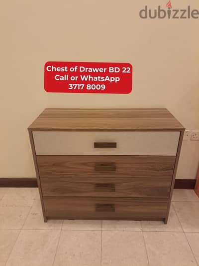 Chest of Drawer and other household items for sale with delivery