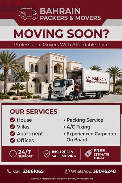 House shifting service Bahrain