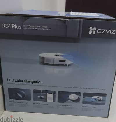 Ezviz RE4 Plus Robot Vacuum & Mop (White) CS-RE4P-PWT5