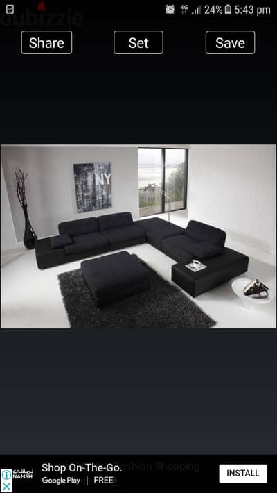 Upholstery sofa set