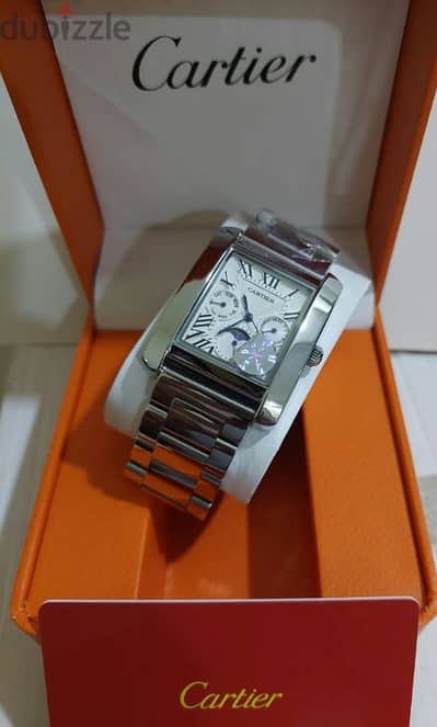Cartier Tank Française Day-Date Moonphase