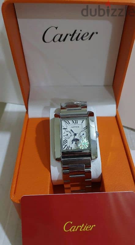 Cartier Tank Française Day-Date Moonphase 6
