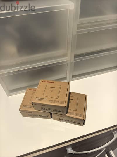 3x IP-COM W36AP AC1200 In-Wall WiFi Access Points (PoE)