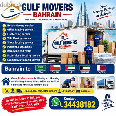 House Movers and packers service in Bahrain