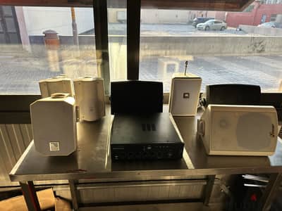 speaker and amplifier for sale