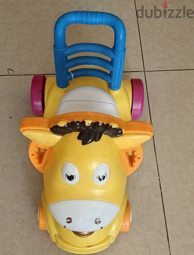 Baby ride with potty seat
