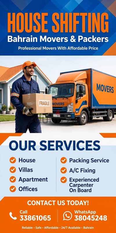 Apartment Moving Services in Bahrain