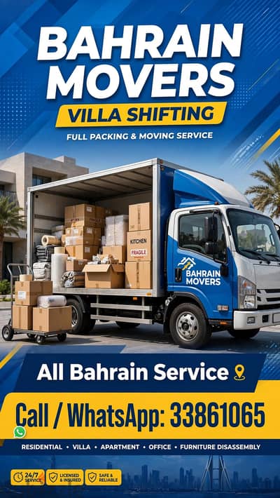 House movers and Packers villa flat office