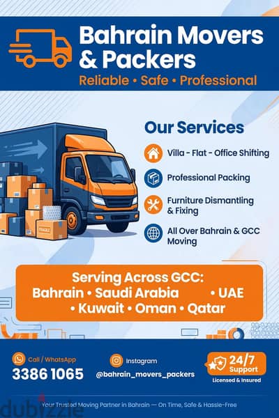 Bahrain Movers for Home and Office Relocation