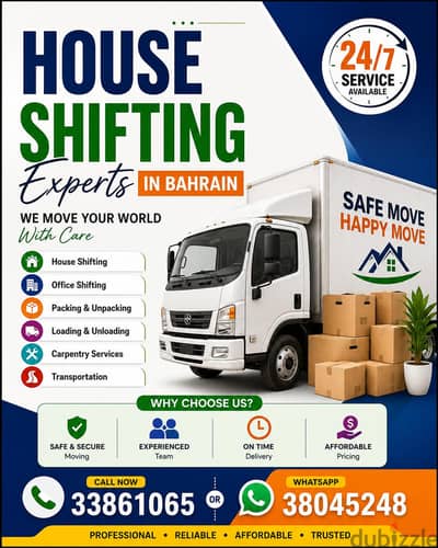 Safe Household Moving Services Bahrain