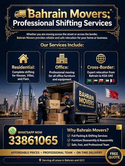 best movers in Bahrain