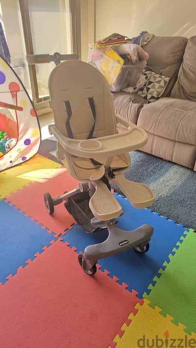 Infant feeding chair and stroller