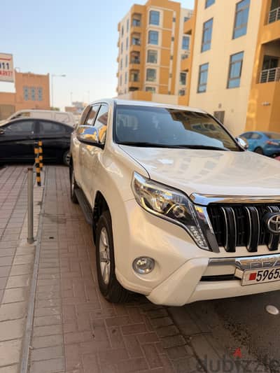 Toyota Prado 2017 White | 109,000 KM | 4 Cylinder | BHD 9,900