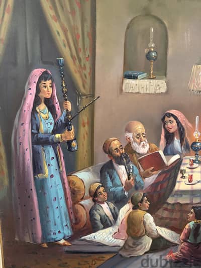 Persian oil painting 85 BHD