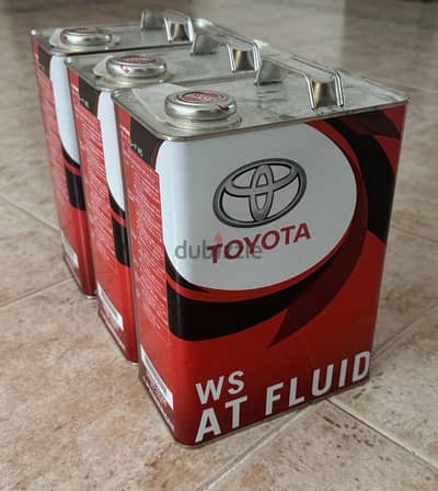 3 x Genuine, sealed Toyota WS Automatic Transmission Fluid.