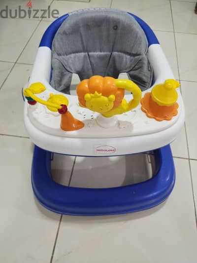 baby walker  blue colour