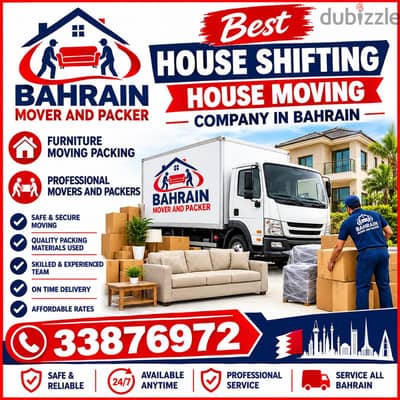 Company Bahrain Mover and Packer House Furniture Shifting Flat & Villa