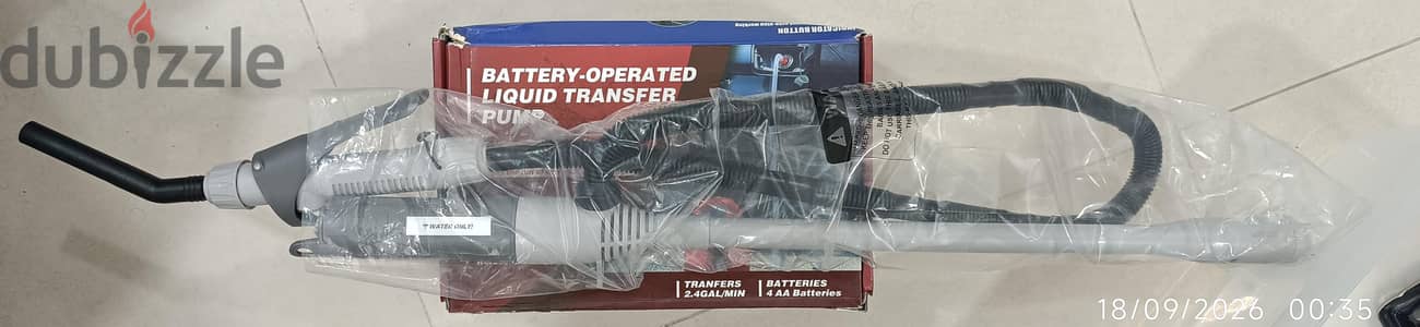petrol can and battery operated pump