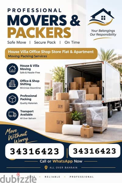 House shifting Bahrain