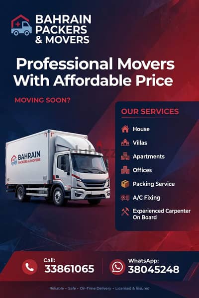 Best House Movers in Bahrain