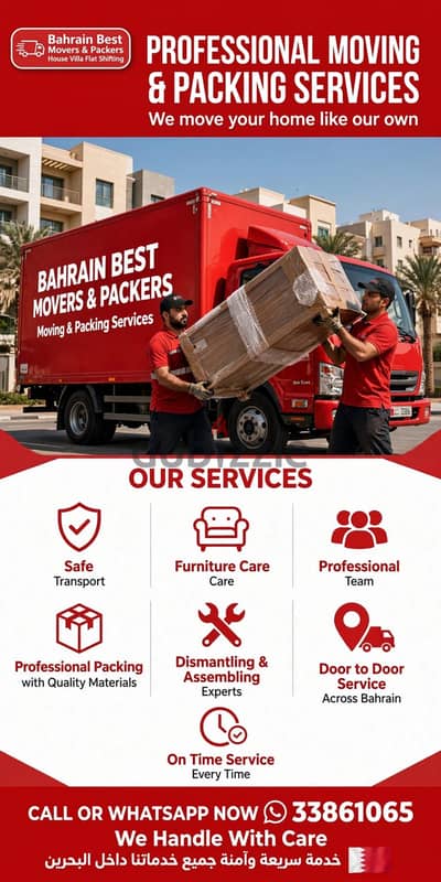 Movers and Packers in Bahrain | Fast & Reliable Moving Service