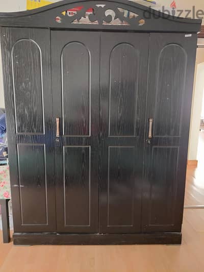 2 door wooden wardrobe  (Cupboard)