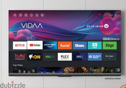 50" I KON VIDAA 4K GOOD CONDITION(LAST. 50 BD)