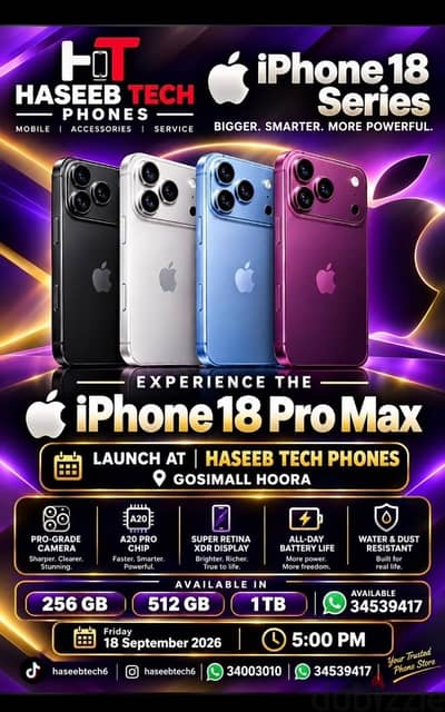 Apple - iPhone 18 pro max 256