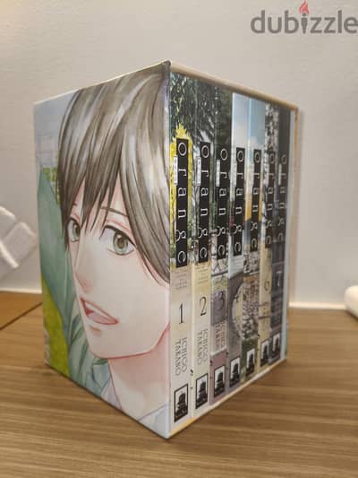 orange manga book box set 1-7 with postcard, brand new. 15 bd