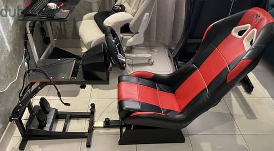 Car racing simulator seat, hori rwa apex