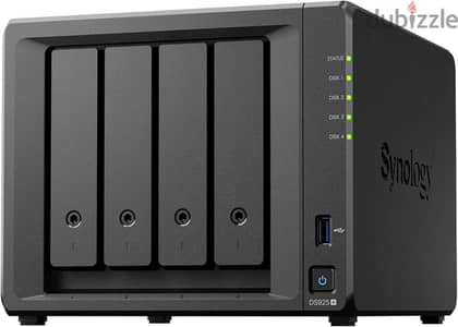 Synology DS925+ DiskStation 4 Bay NAS, 4GB ECC RAM, Dual 2.5GbE, Diskl