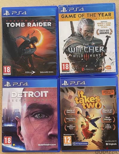 للبيع ألعاب PS4 وPS5