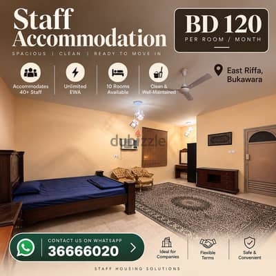 STAFF ACCOMMODATION BUKAWARA RIFFA