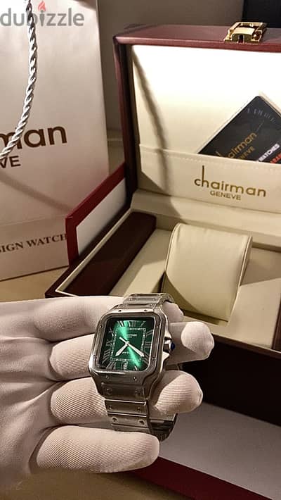 BRAND NEW Chairman Geneve "Special Edition" Roman Green Dial