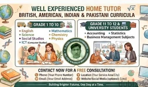 Experienced Home Tutor