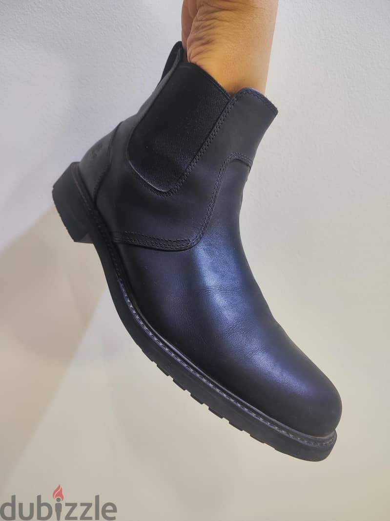 Timberland Men's Leather Chelsea Boots Black Size 45 / 11 US 2