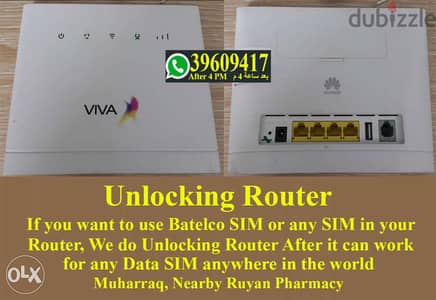 Huawei B315s-22 Unlocking Router Viva (Not for Sale)