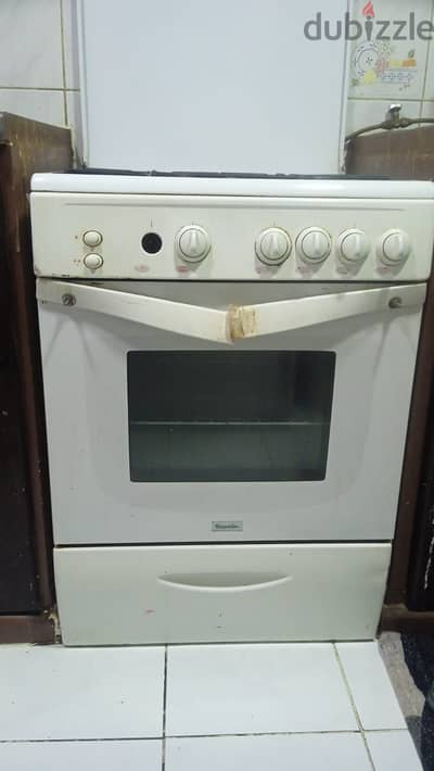 4 burner cooking range
