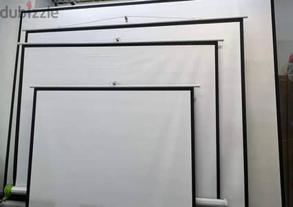 New Projector Screen Box Pack 60",100",120" Tripod Stand/Wall Mounted