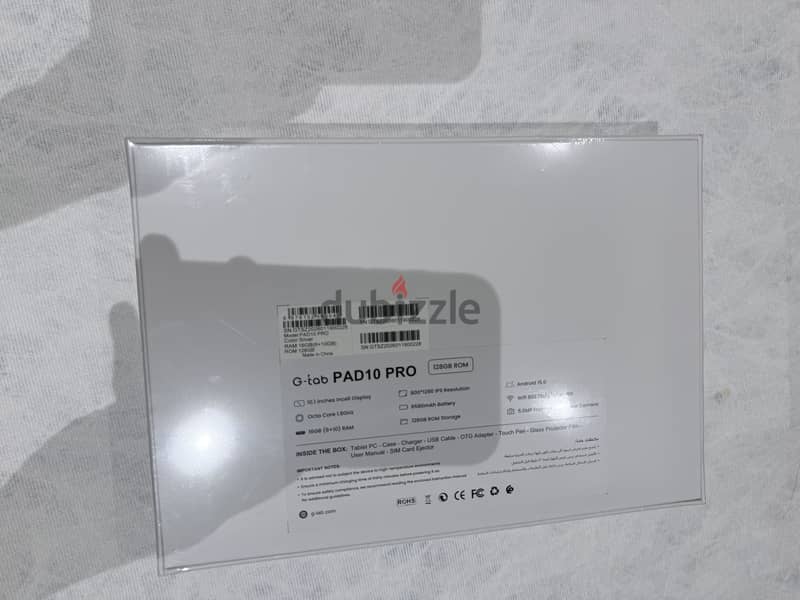G-Tab Pad10 Pro 16GB Ram 128GB ROM sealed pack 1