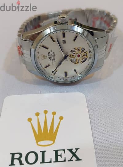 ساعات يد رجالي ROLEX  AUTOMATIC MOVEMENT