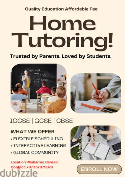 Home Teacher Available All Curricula